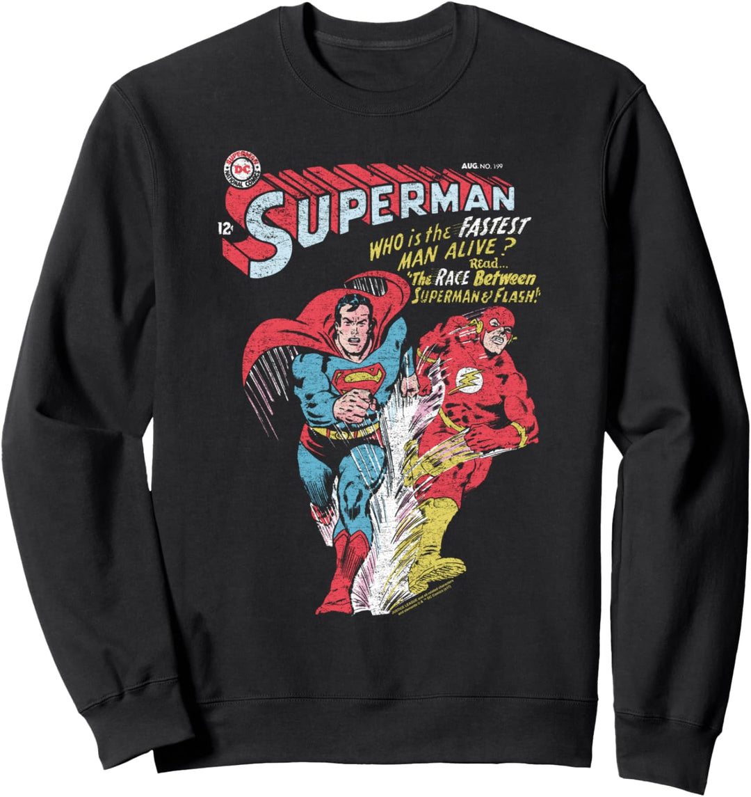 Justice League The Flash & Superman Fastest Sweatshirt