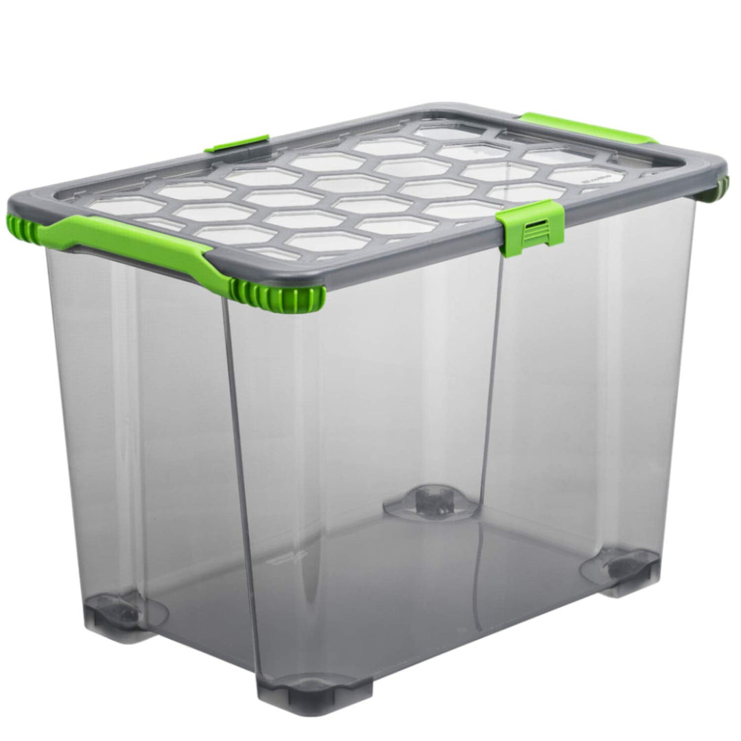 Aufbewahrungsbox 65l mit Deckel und Rädern 65l 1 Stück, 65l 1 Stück