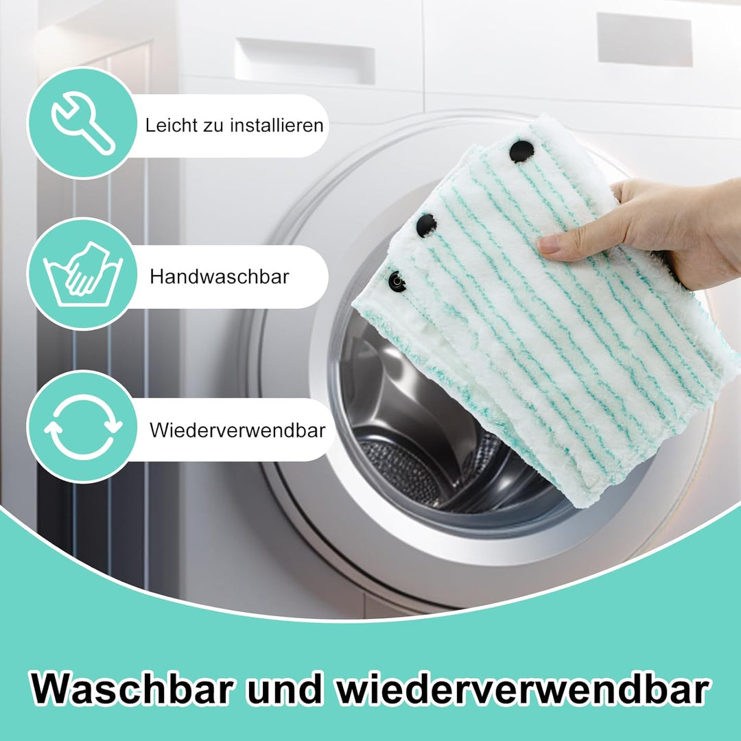 Wischmopp Bezug für Leifheit Combi/Clean Twist M Micro Duo Bodenwischer Ersatzbezug Wischbezug Ersat