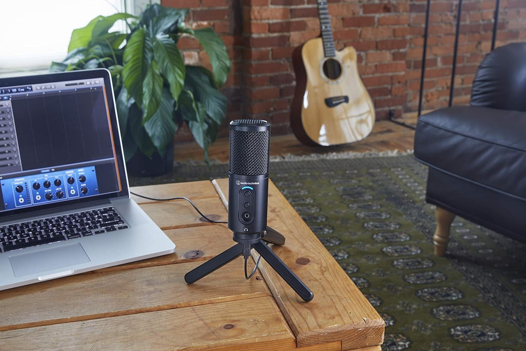Audio-Technica 2500x-USB Streaming-/Podcast-/Recording-mikrofon Schwarz Unidirektionales Kondensator
