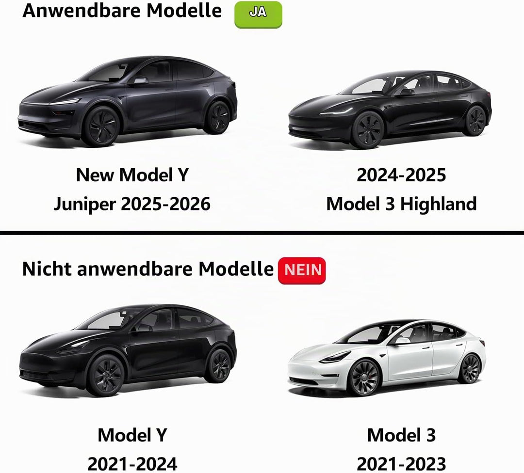 USB Hub für Tesla Model Y Juniper 2025-2026 und Model 3 Highland 2024-2025, 135W Zwei Ausziehbare Ty
