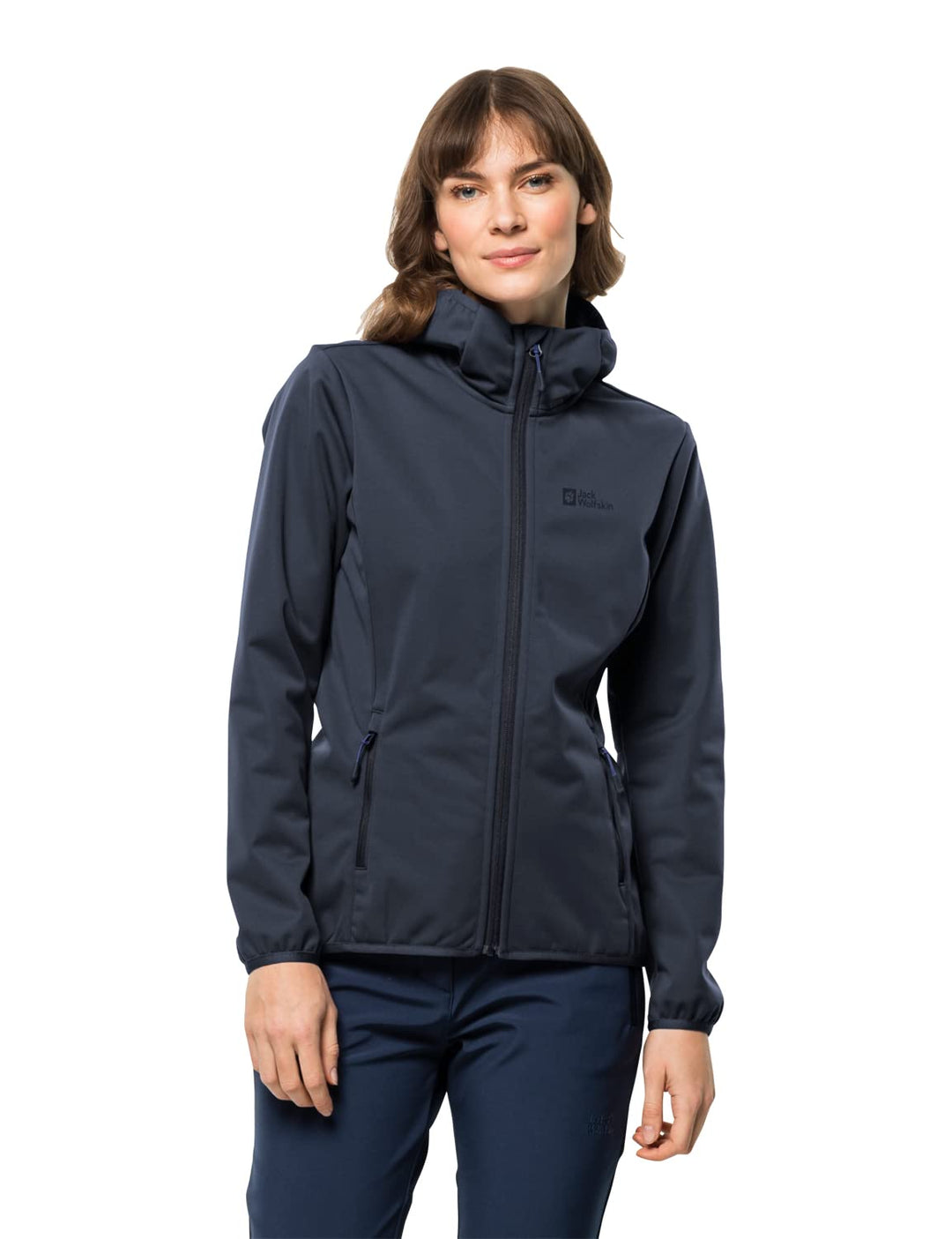 Jack Wolfskin Damen Windhain Hoody W Softshelljacke XXL night blue, XXL night blue