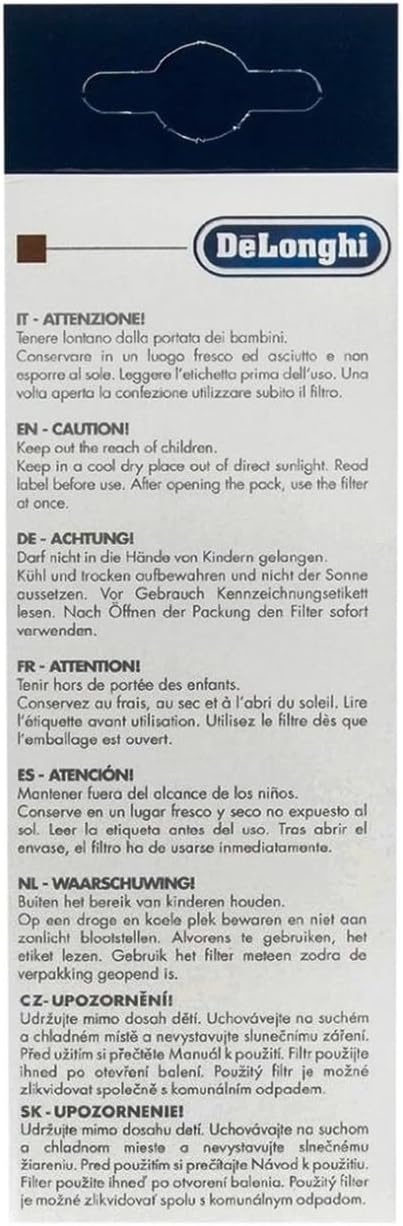 4 x DeLonghi Filter für Enthärter DLSC002 ECAM ESAM ETAM EC820; Grösse 4 Stück (1er Pack