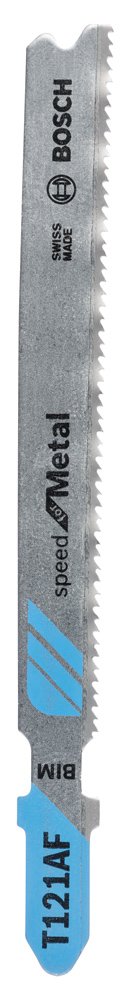 Bosch Professional 25x Stichsägeblatt T 121 AF Speed for Metal (für Stahlbleche, Zubehör Stichsäge)