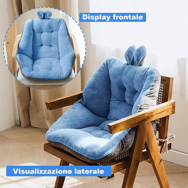 Verdickte Sitzkissen Kaninchenohren Lazy Sofa Stuhlkissen, Orthopädisches Sitzkissen für Bürostühle