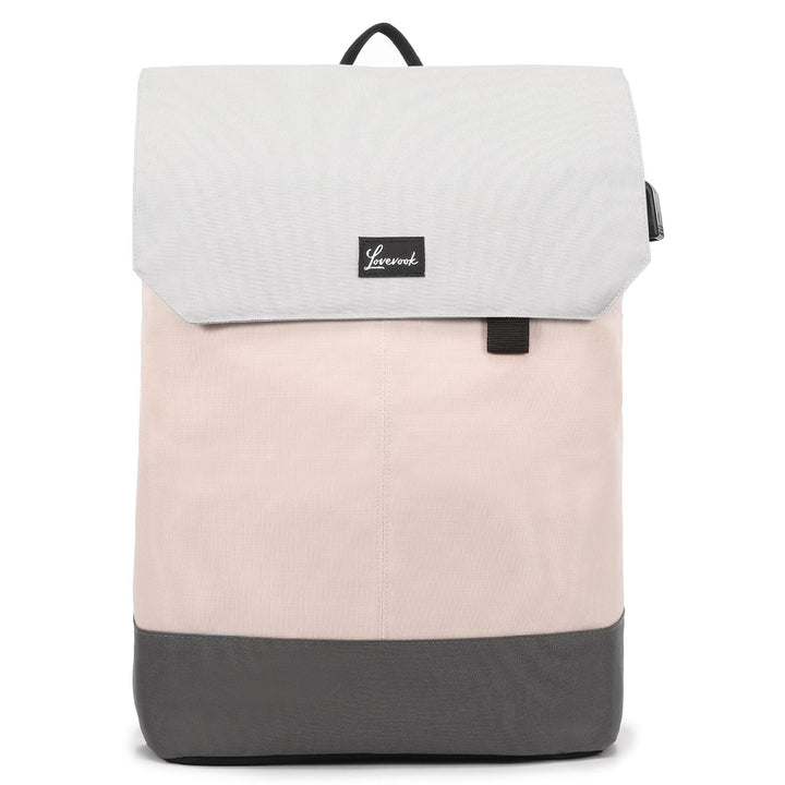 LOVEVOOK Rucksack Damen Klein, 14 Zoll Laptop Rucksack mit USB Ladeanschluss & Laptopfach, Kleiner W