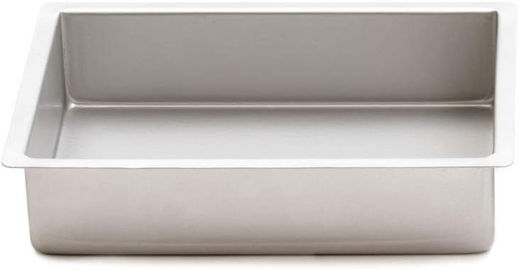 Decora 0062602 Profi-BACKFORM RECHTECKIG AUS ELOXIERTEM Aluminium cm 25X38X7, Silber/schwarz 25 x 38