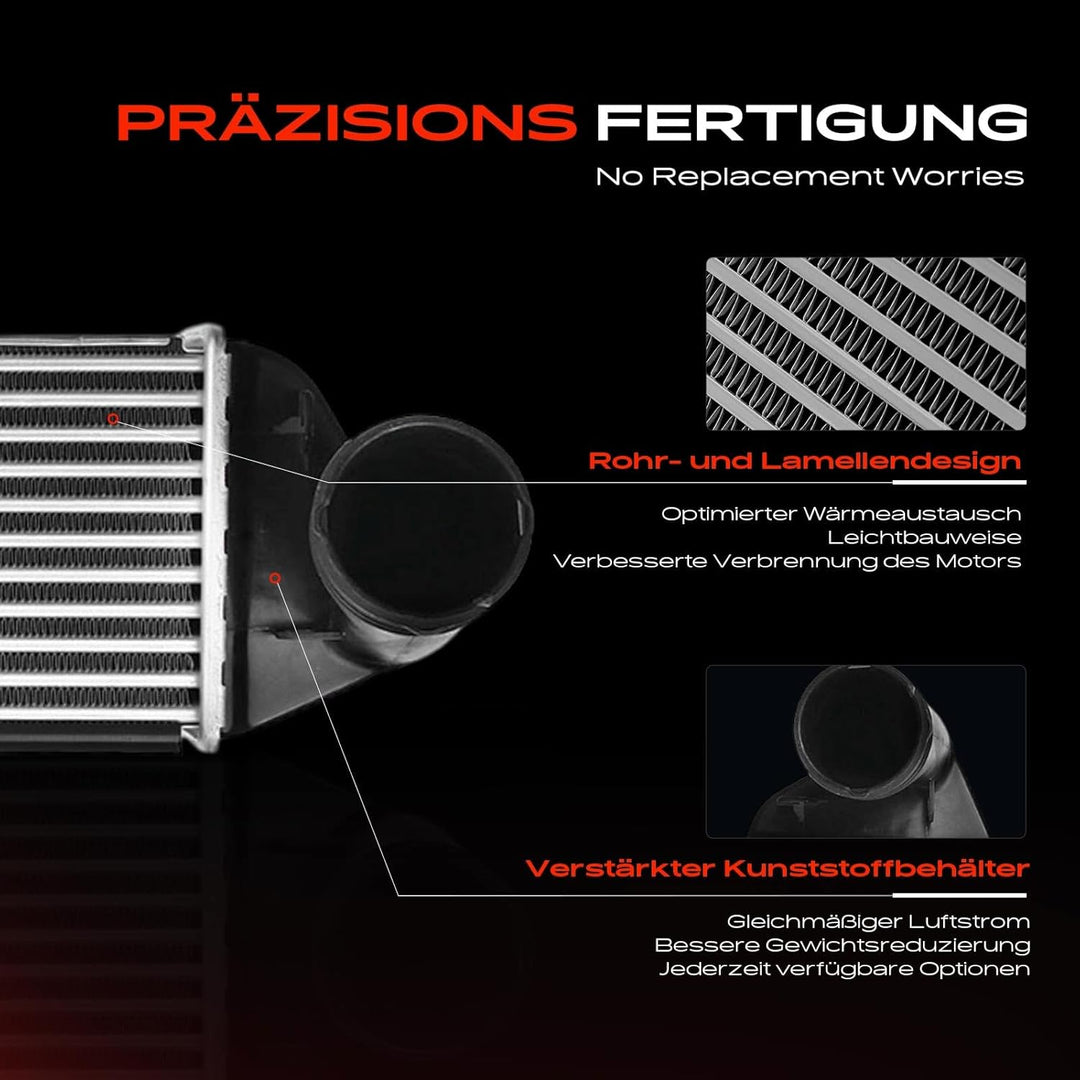 Frankberg Ladeluftkühler Turbokühler Kompatibel mit X3 E83 3.0sd xDrive35d Diesel 2006-2011 Replace#