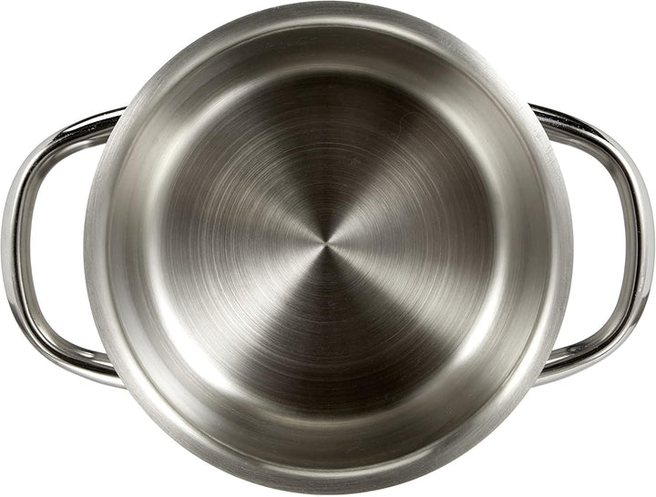 Paderno Suppentopf, Edelstahl, 9 l 3 3/8qt silber 3.4 Quarts, 3.4 Quarts