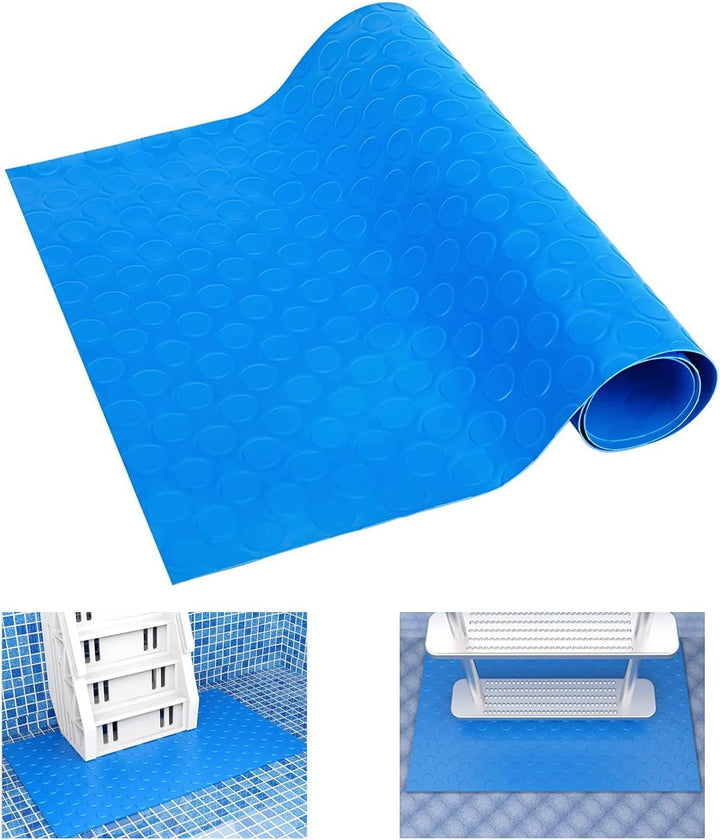 90x40CM Schwimmbadleitermatte,Gross Pool schutzmatte,Anti Rutsch Leitermatte für Schwimmbäder,Schutz