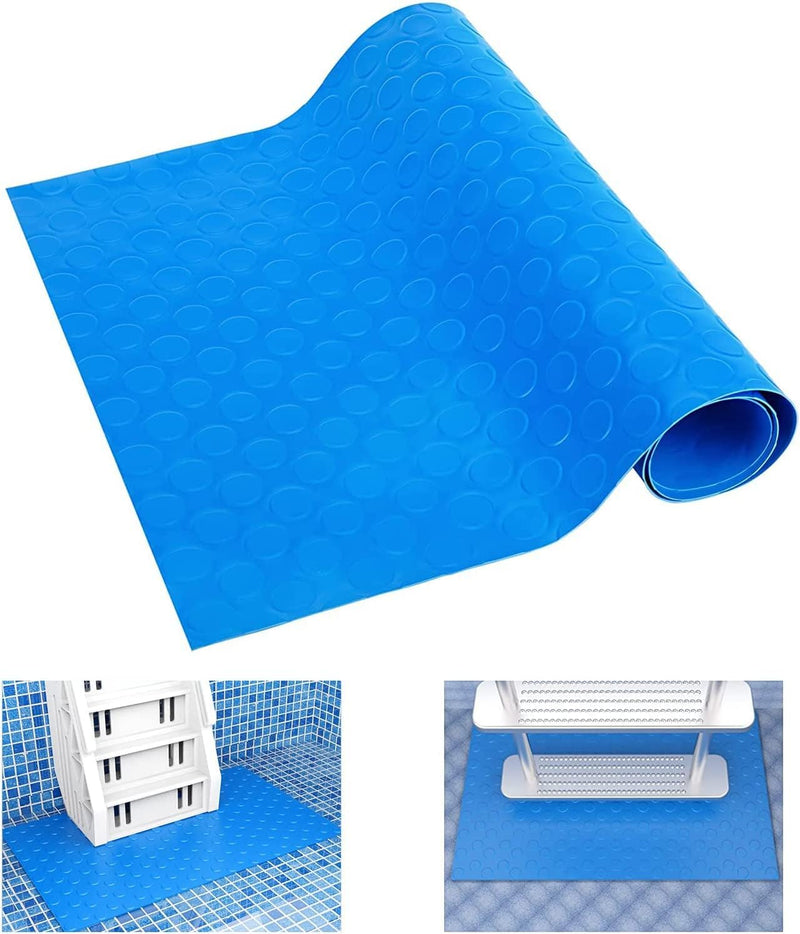 90x40CM Schwimmbadleitermatte,Gross Pool schutzmatte,Anti Rutsch Leitermatte für Schwimmbäder,Schutz