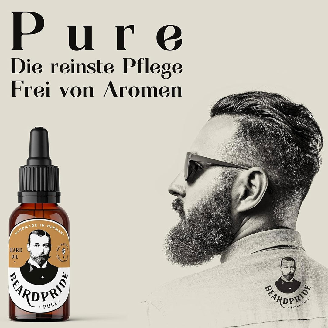 Beardpride® Premium Bartöl | Für Bartpflege und Hautpflege | Unterstützt deinen Bart beim Wachstum |