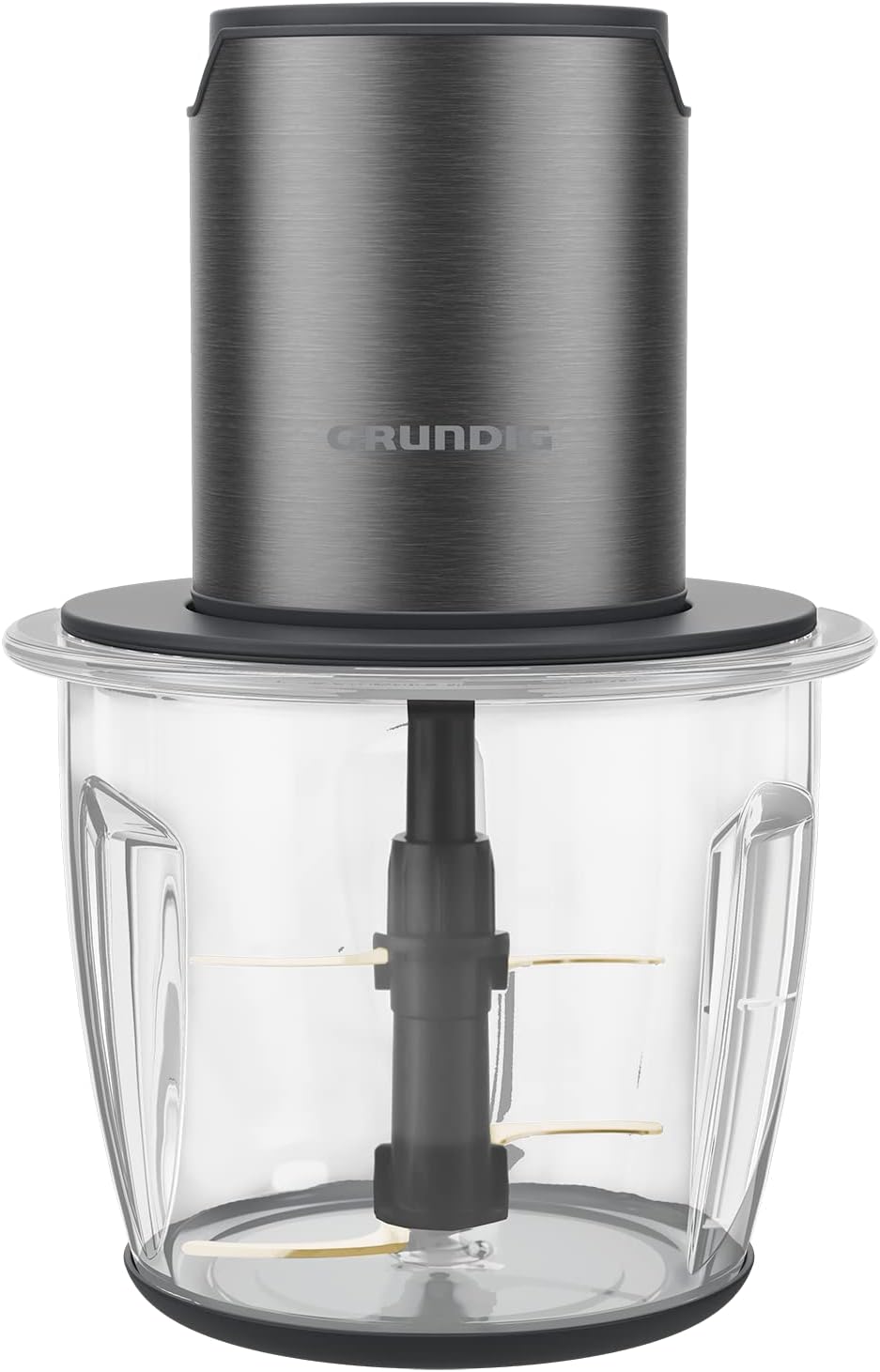Grundig Delisia Novus CH 7140 Professioneller Multi-Zerkleinerer, 500 Watt, 4 Edelstahlmesser mit Zi