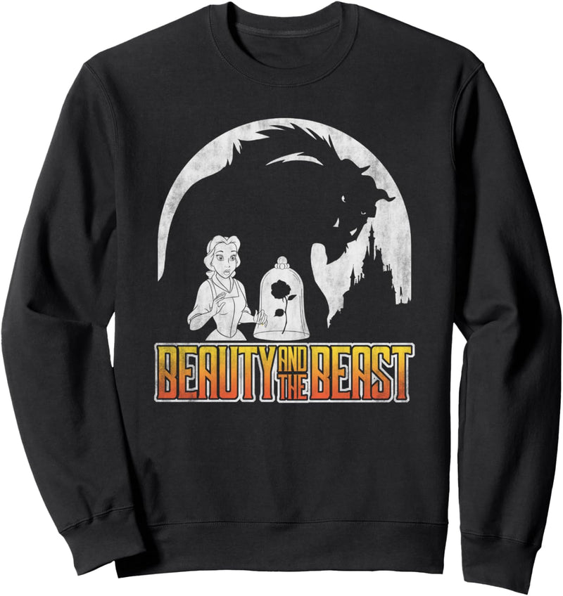 Disney Beauty & The Beast Belle A Moonlit Silhouette Sweatshirt