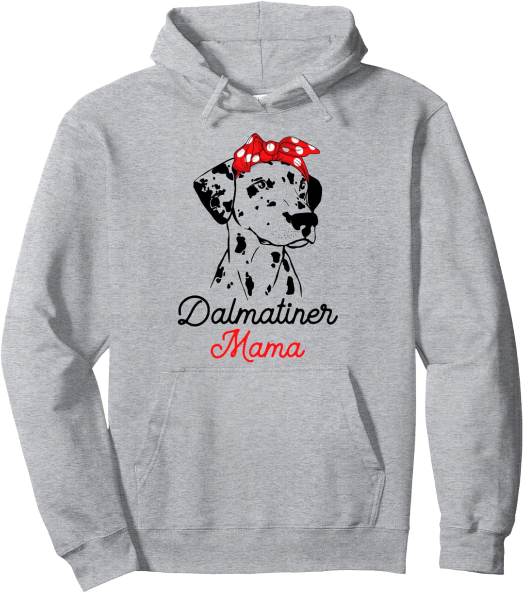 Dalmatiner Mama Hunde Frauchen Hundehalterin Pullover Hoodie