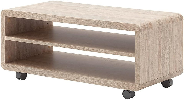 Robas Lund JEFF 7 TV-Board/Media-Board, MDF, ca. 79 x 35 x 39 cm, Eiche sägerau NB