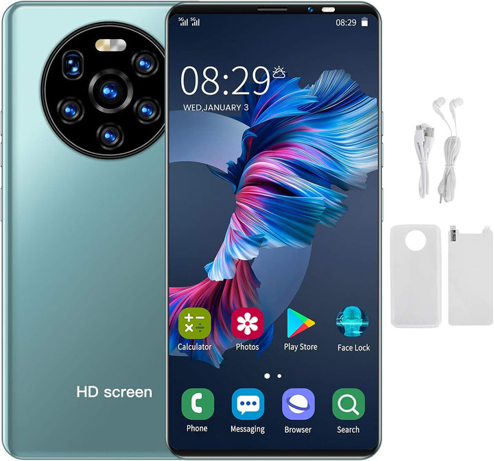 ciciglow Smartphone Ohne Vertrag Günstig, Mate40 pro 3G 5.45 Zoll HD+ Display Mobile Phone 512MB+4GB