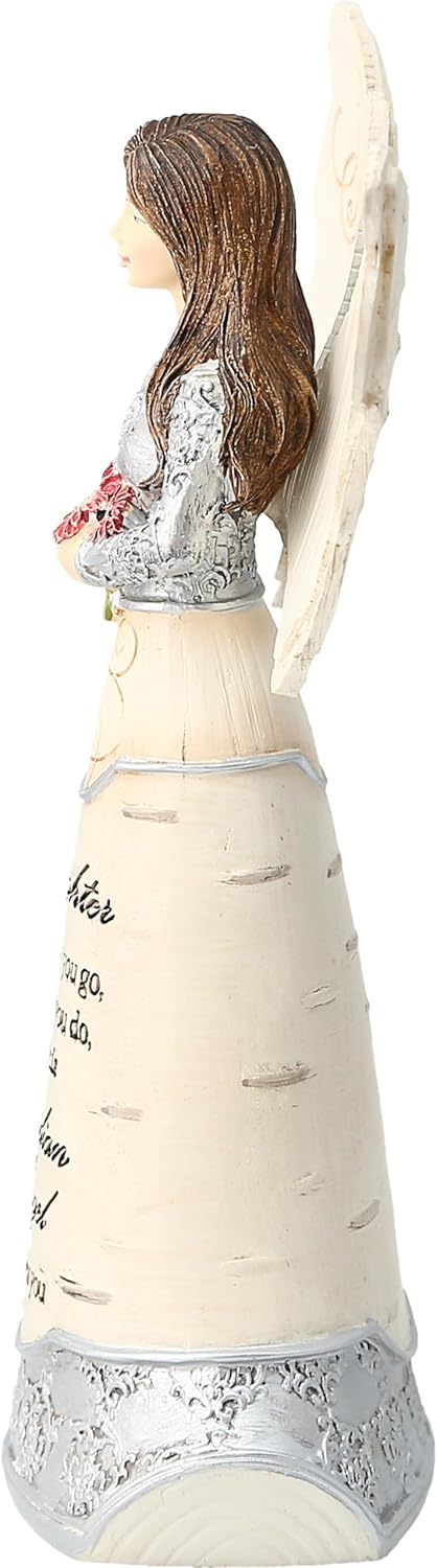 Pavilion Gift Company Elements 82328 Angel Figurine Holding Butterflies, Best Things In Life, 8-Inch