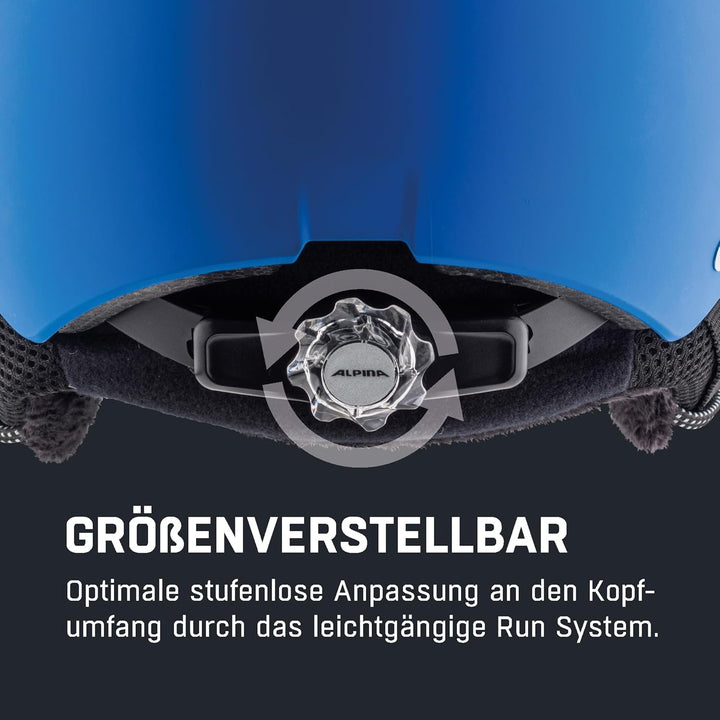 ALPINA ZUPO VISOR Q-LITE - Hochwertiger & Leichter Skihelm Mit Kontrastverstärkendem Visier Für Kind