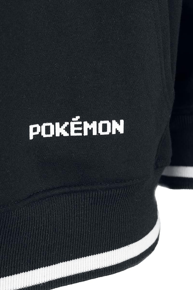 Pokémon Charmander Männer Kapuzenjacke schwarz XL 60% Baumwolle, 40% Polyester Gaming
