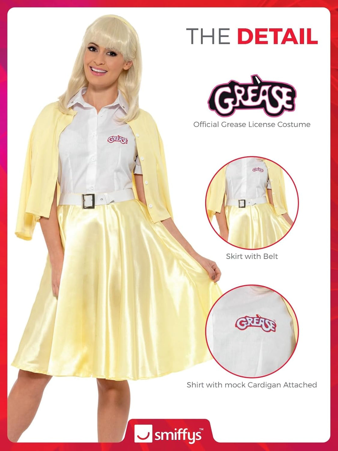 Smiffys - Damen Sandy Kostüm, M