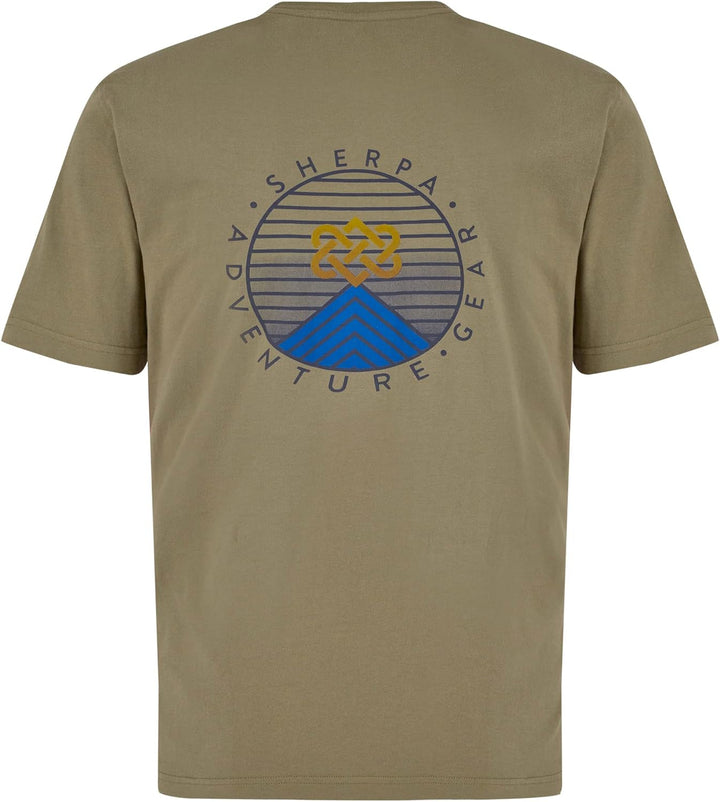 Sherpa Summit Tee Men M Sage, M Sage
