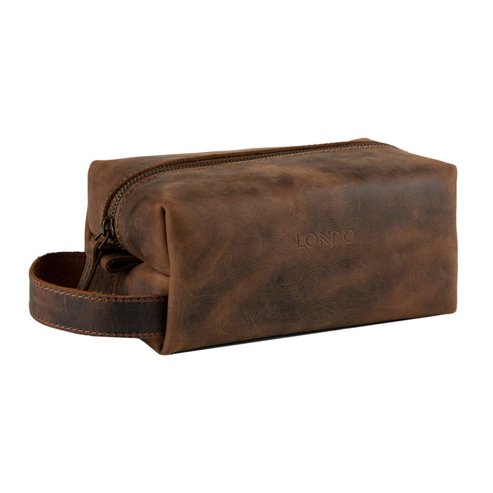 LONDO Reisetasche aus echtem Leder – Unisex Cinnamon, Cinnamon