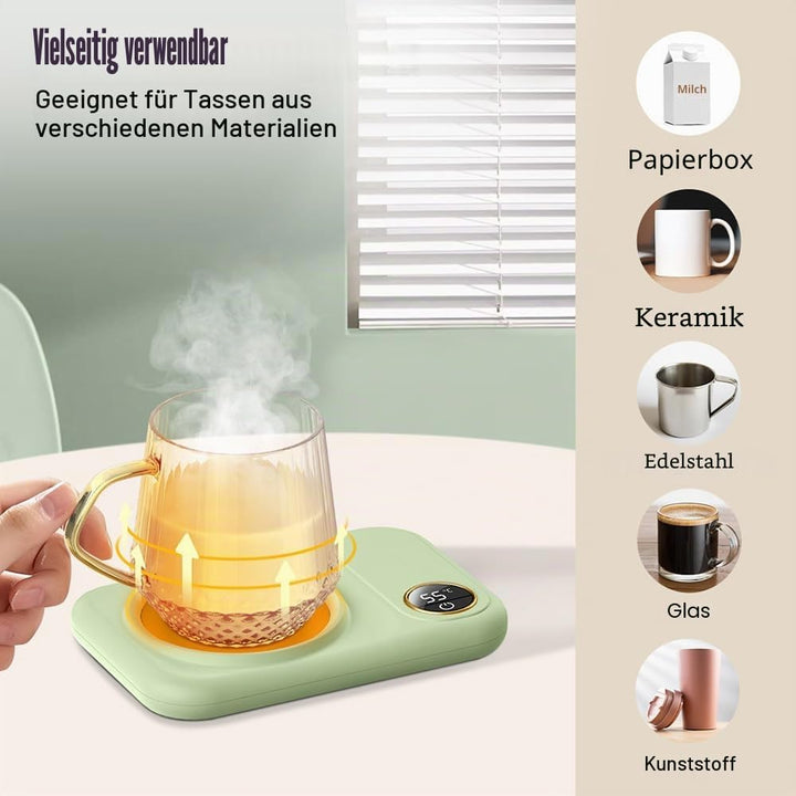 Kaffeetassenwärmer, 3 Temperatureinstellungen, Tassenwärmer, USB Kaffeewärmer, Untersetzer mit Autom