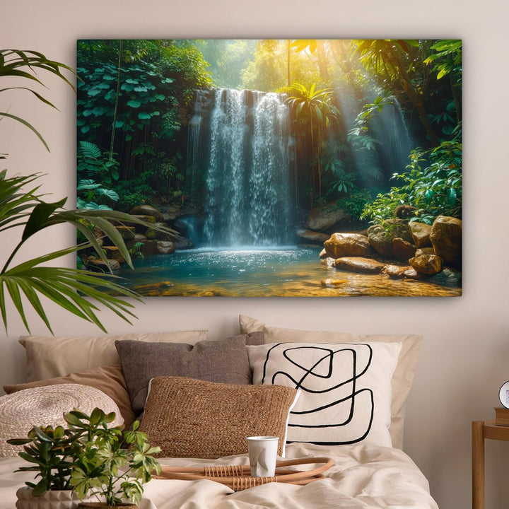 MuchoWow© Leinwandbild Gross 120x80 cm XXL Dekoration Wohnzimmer Bilder Aufhängen Wall Decoration Li