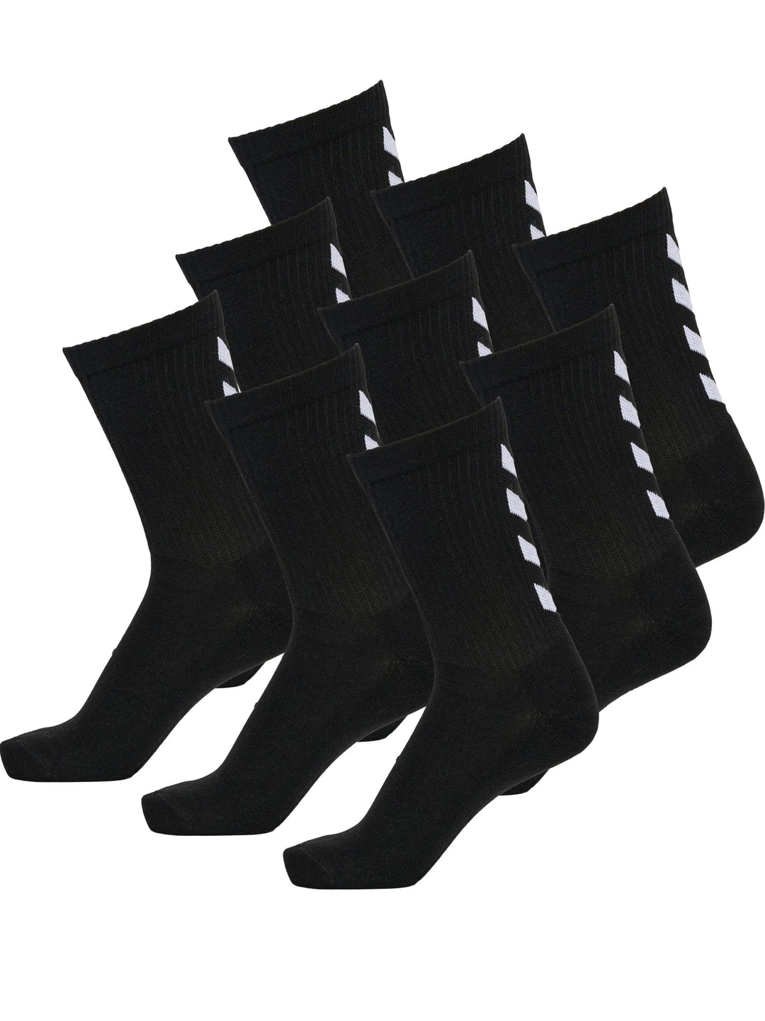 hummel FUNDAMENTAL 3-Pack Sock White 36 Black (2001), 36 Black (2001)