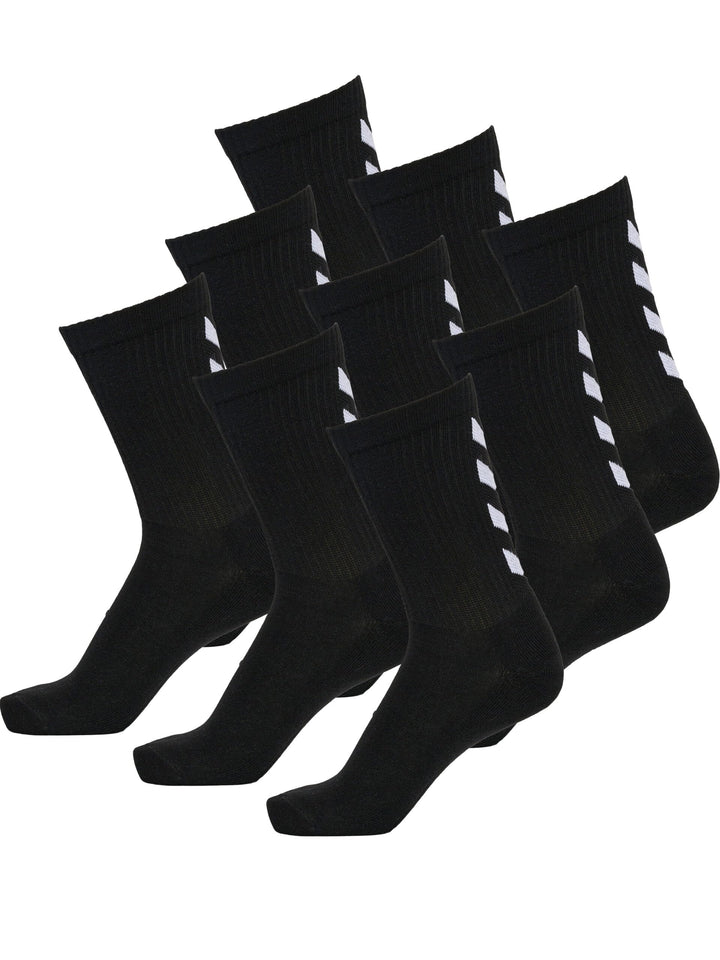 hummel FUNDAMENTAL 3-Pack Sock White 36 Black (2001), 36 Black (2001)