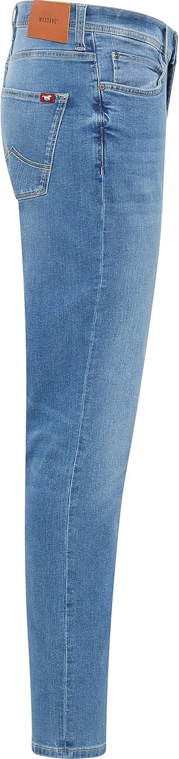 MUSTANG Herren Style Vegas Jeans 28 Slim Lang Blau, 28 Slim Lang Blau