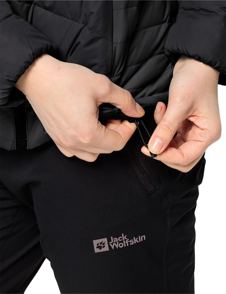 Jack Wolfskin Damen Tundra Down Hoody W Daunenjacke XS Schwarz, XS Schwarz