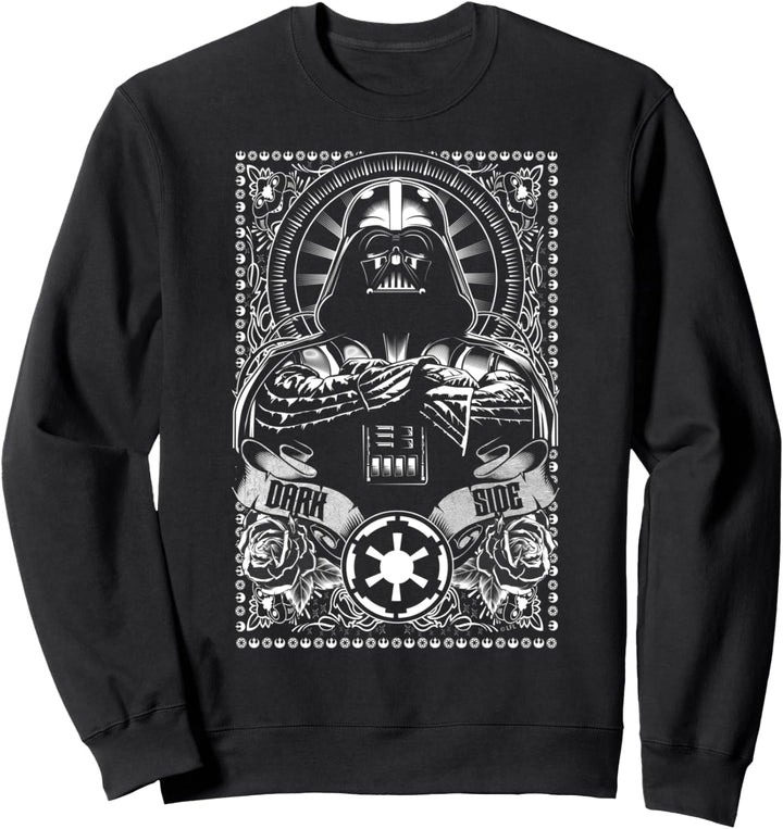 Star Wars Darth Vader Hail Dark Side White Sweatshirt