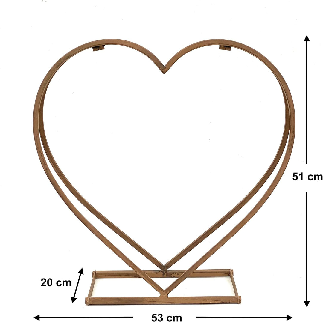 DanDiBo Kaminholzregal Innen Metall Herz Kaminholzständer 2013221 M 53 cm Holzkorb Kaminholzhalter H