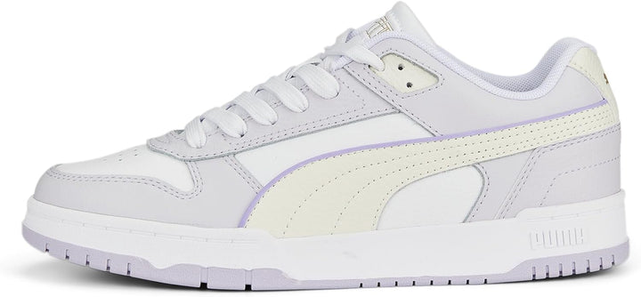 PUMA Unisex CALI WN'S Low-Top Trainer 37.5 EU Puma White Vapor Gray Spring Lavender Puma Gold, 37.5