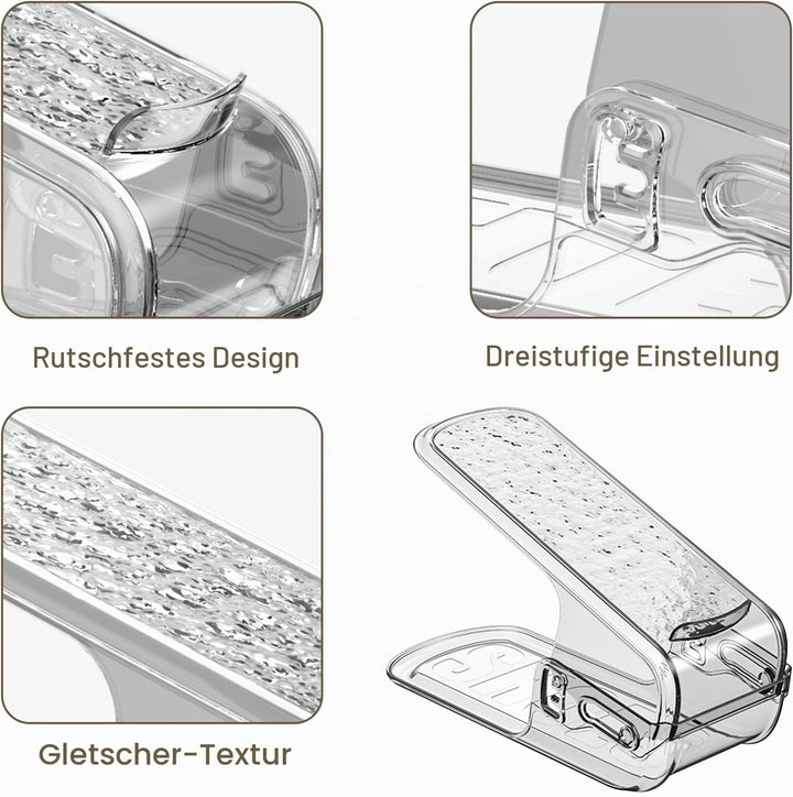 Dokeno 8 Stück Schuhstapler, Schuhorganizer, Schuhaufbewahrung Platzsparend, Schuh Organizer, Einste