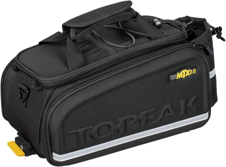 Topeak MTX TrunkBag EXP (MTX 2.0) mit TrunkLock – 16,6 L Gepäckträgertasche mit QuickTrack-System, a