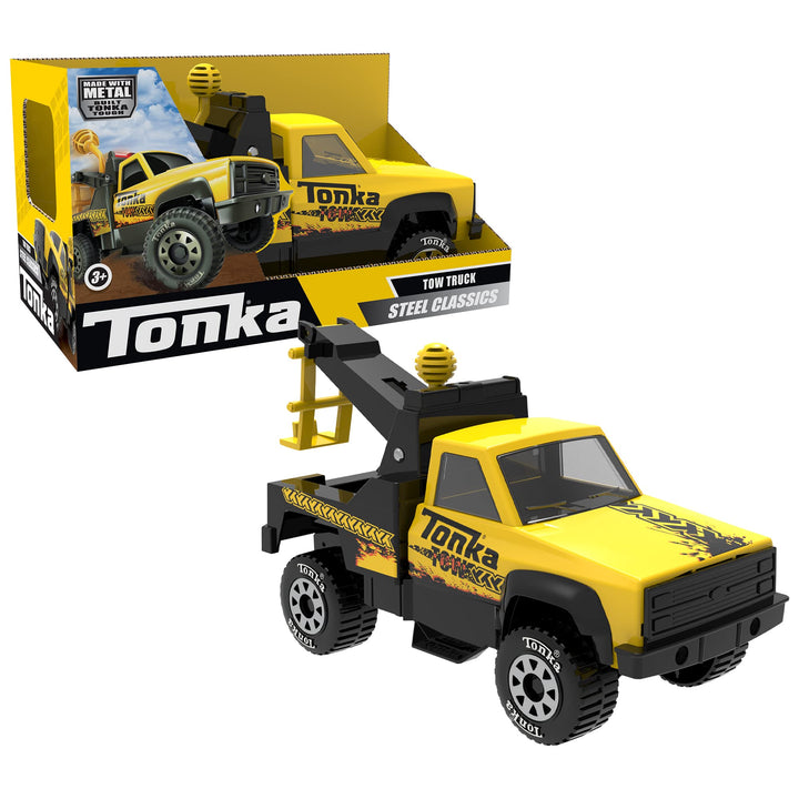 Tonka 06036 Steel Classics Tow Truck, Construction Truck Toy for Children, Kids Construction Toys fo