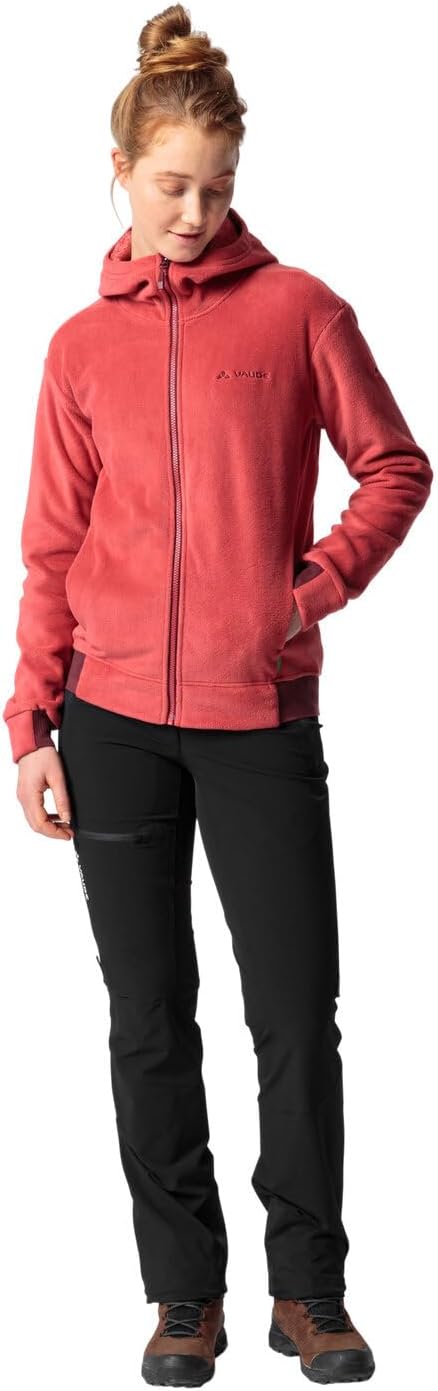 VAUDE Damen Women's Neyland Fleece Hoody Jacke 36 Brick, 36 Brick