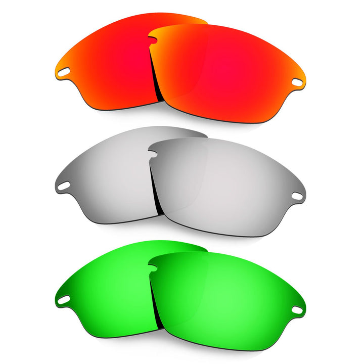 HKUCO Plus Mens Replacement Lenses for Oakley Fast Jacket - 3 Pair