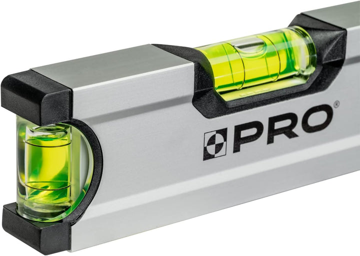 PRO600 Mini Wasserwaage mit magneten 17cm Eloxiert - Die Härte 9 auf der Mohs Skala - Ergonomischen