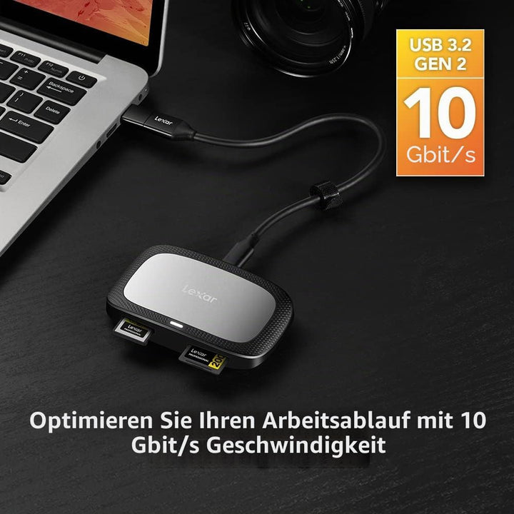 Lexar Professioneller CFexpress Typ A/SD USB 3.2 Gen 2 Reader, entworfen für CFexpress Typ A und SD