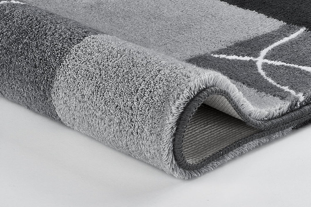 Kleine Wolke Badteppich Curly grau 55 x 65 cm 55 x 65 cm Grau, 55 x 65 cm Grau