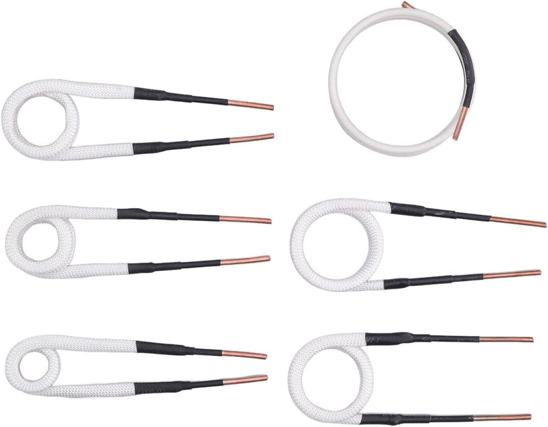 6 Stück Induktionsspule 3 Mm Messingkern 20 25 30 35 40 Mm Freiformende Induktionsheizdrähte Indukti