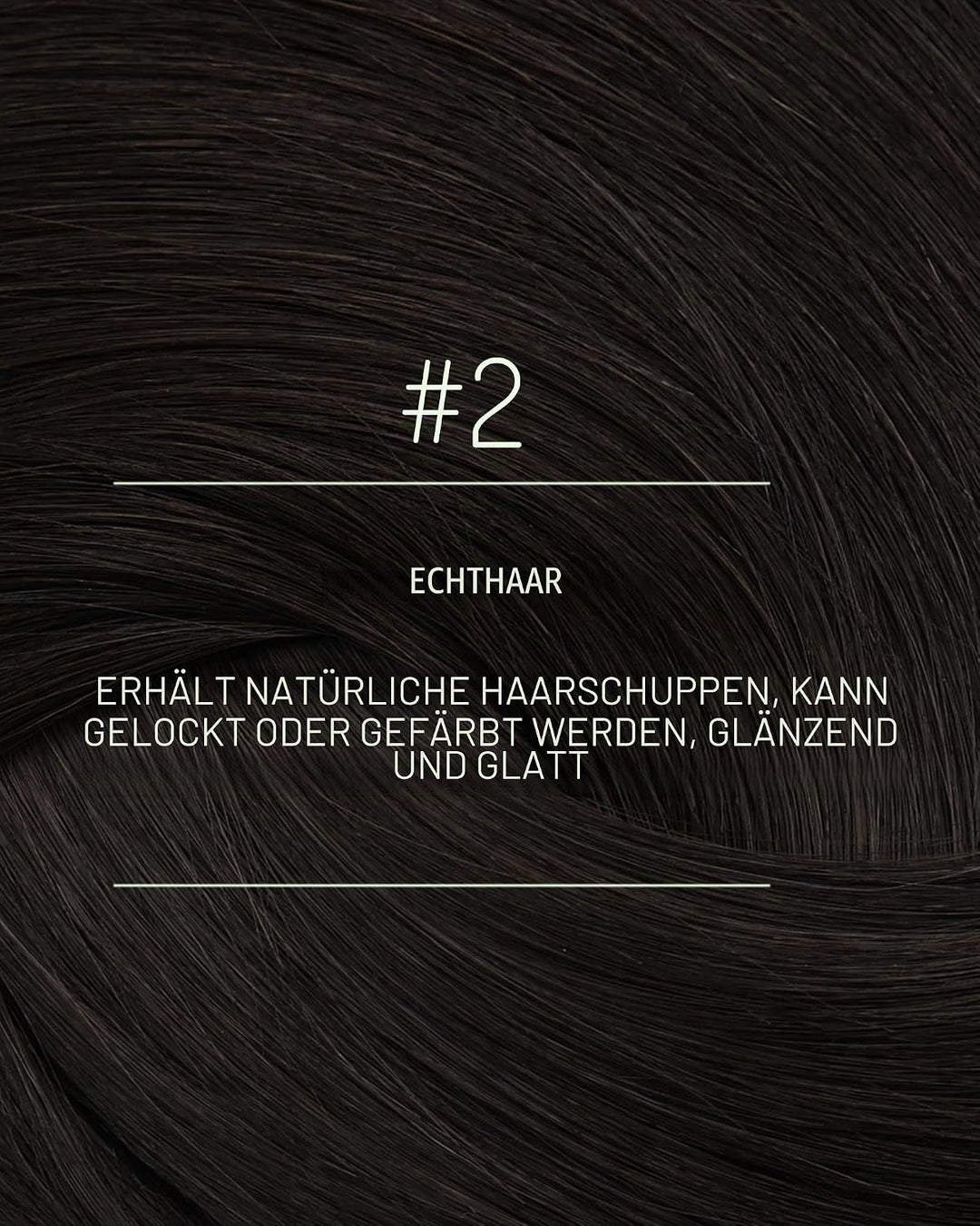RUNATURE Clip Extensions Echthaar Braun 35cm Unsichtbar Clip in Extensions Echthaar Dunkel Braun Rem
