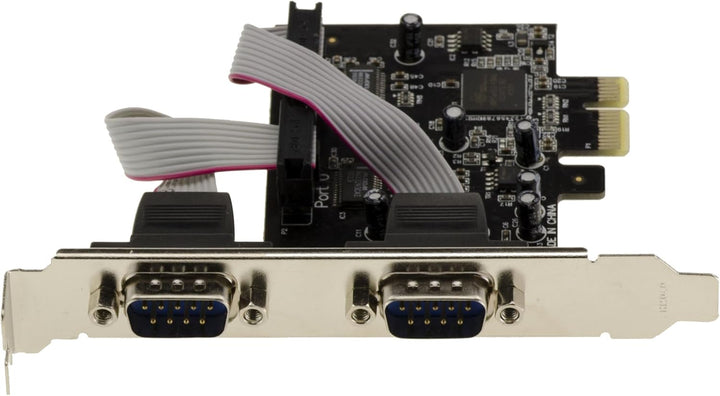 KALEA-INFORMATIQUE PCI Express PCIe Serial RS232 Controller-Karte mit 2 Ports und Oxford OXPCIe952 C