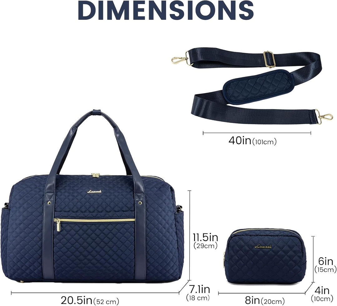 LOVEVOOK Reisetasche Damen Sporttasche Gross mit Laptopfach Weekender Handgepäck Tasche Gym Bag Trav