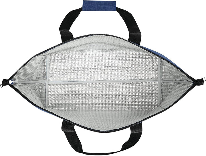 Faltbare Kühltasche Gross ca. 38x19x26cm (17L) – Robuste Isoliertasche für Einkauf & Camping, Thermo