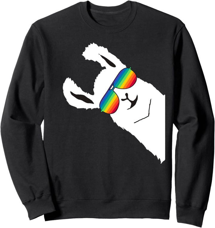 LAMA ALPAKA REGENBOGEN LGBT Sweatshirt